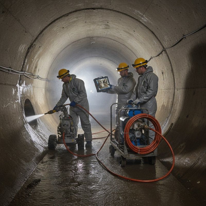 French Drain Cleaning
