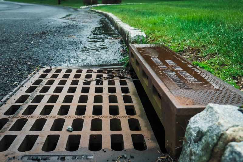 Drainage Swale Installation