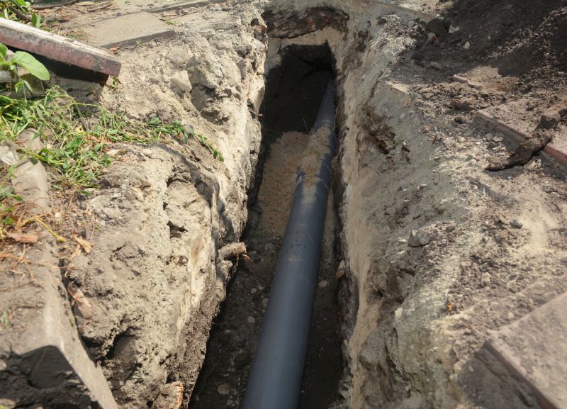 Exterior Drain Installation