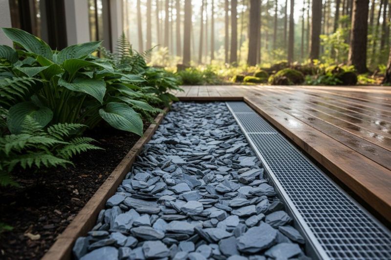 French Drain Cleaning detail