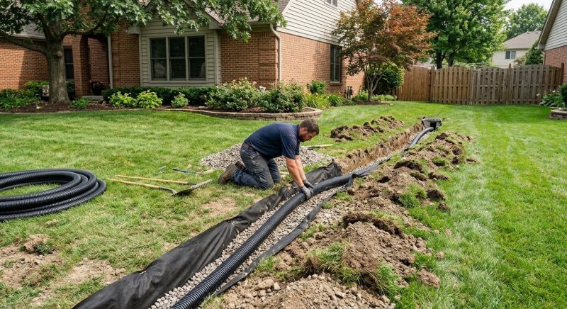 Patio Drain Installation in Tuscaloosa, AL